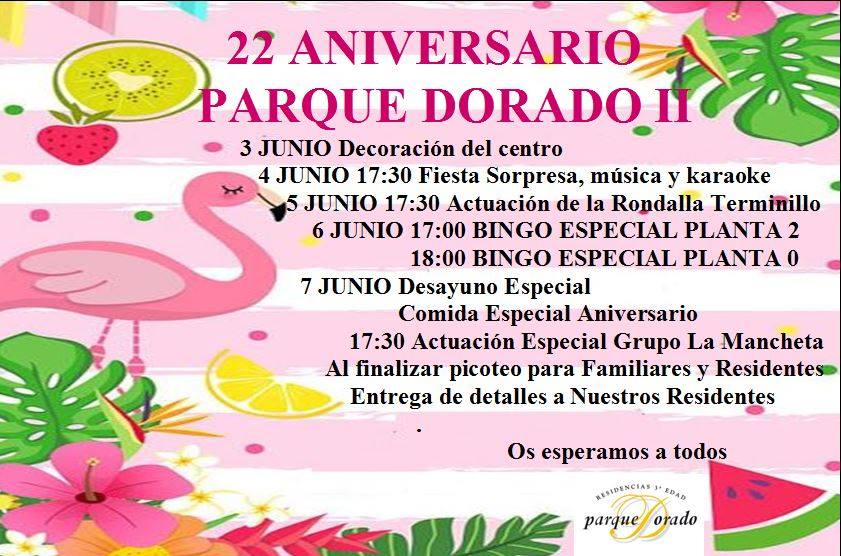 22 Aniversario de la residencia de tercera edad Parque Dorado II